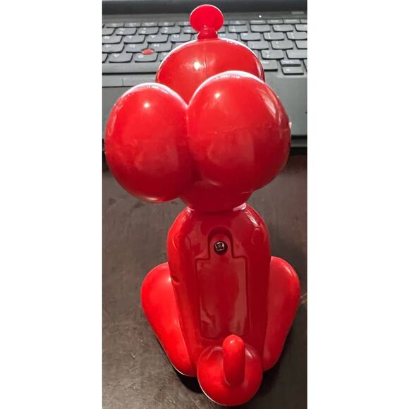 Pre-Own Toys Moose Squeakee Minis Redgy the Puppy Balloon Dog Interactive Red - Picture 4 of 5